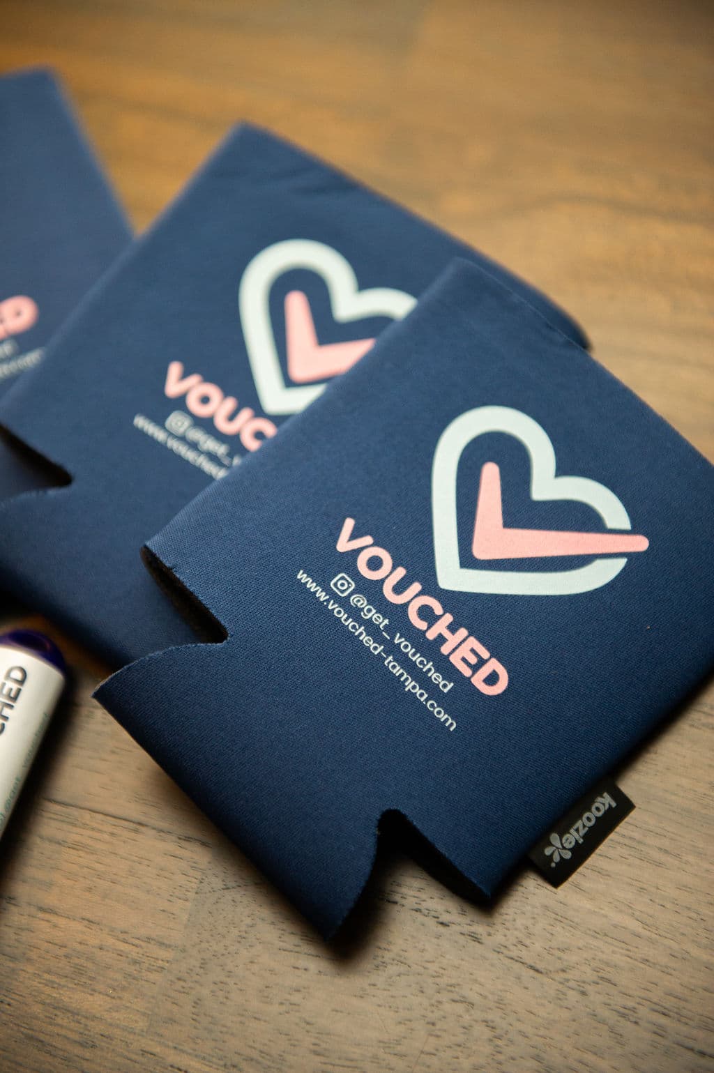 Vouched community branding and local Tampa Bay connection